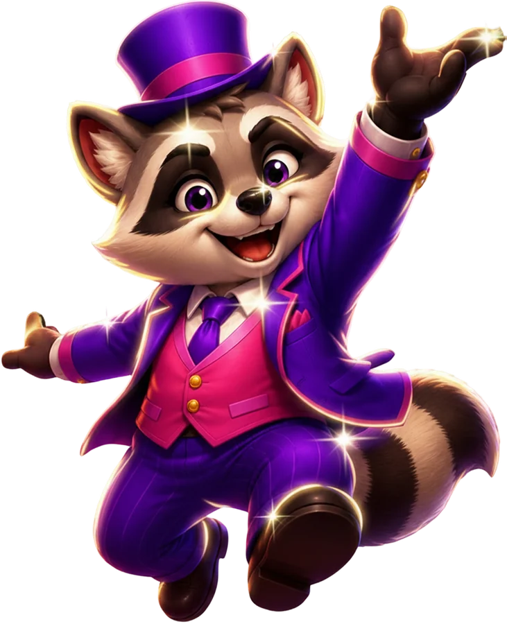Lucky Pusher character during an active play session